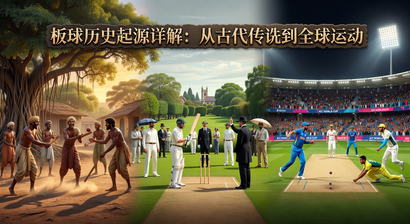 板球历史起源详解：从起源到全球流行
